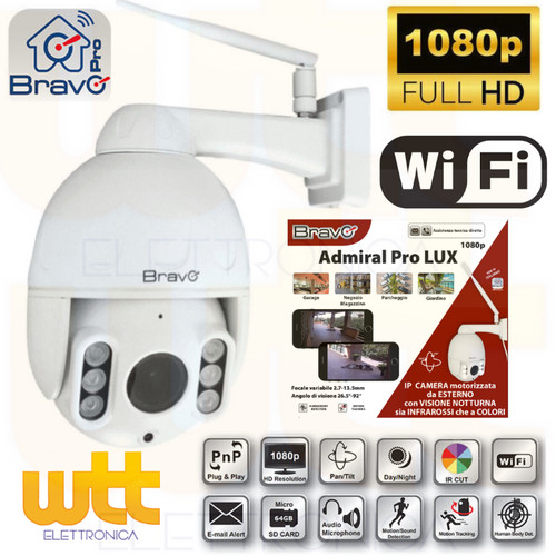 Telecamera wifi speedome 360 - telecamera,