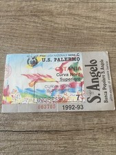 Palermo-Catania 1992/1993 biglietto Calcio(No Juventus,Lazio,Inter,Roma,Milan)