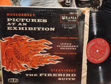 1955 Mussorgsky STRAVINSKY Leipzig Urania Records URLP 7157