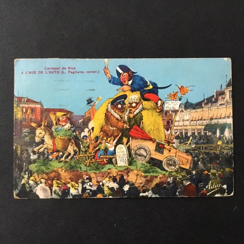 Cpa carnevale di - -, nizza