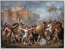 INTERVENTO DELLE DONNE SABINE David moneta argento 10000 franchi Ciad 2024