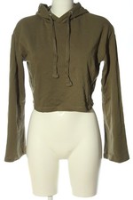 H&M DIVIDED Felpa con cappuccio Donna Tuta da ginnastica Taglia IT 38 cachi