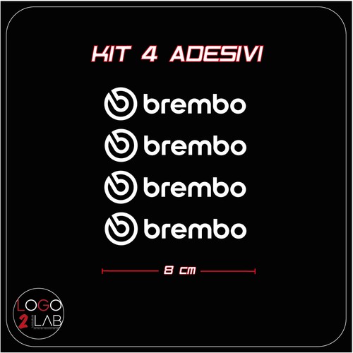 Kit adesivi brembo logo - kit,