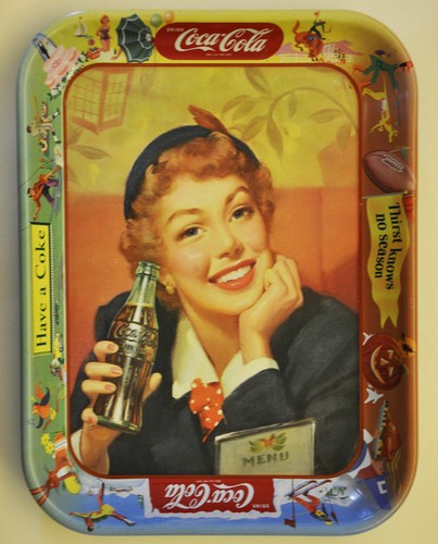 Coca cola vassoio - vassoio, originale