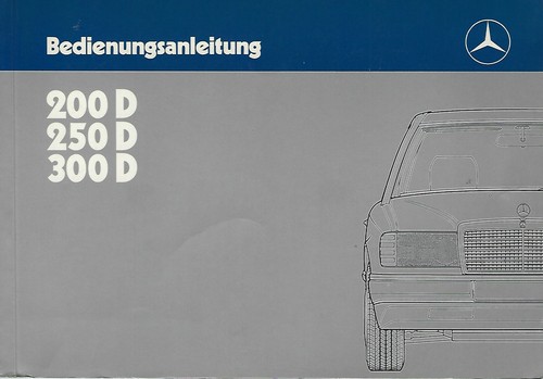 Mercedes w124 diesel manuale - mercedes,