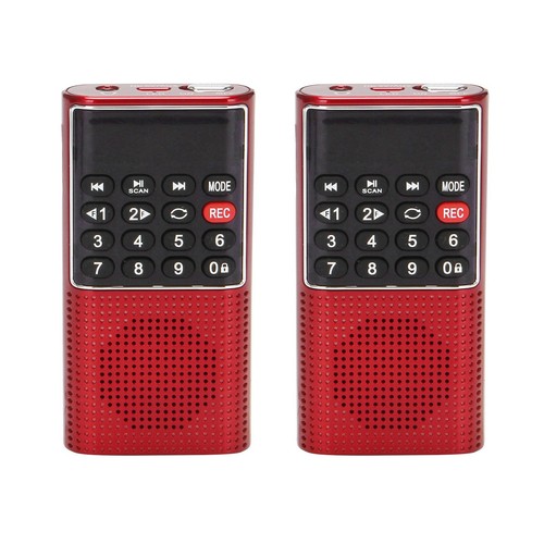 328 fm auto scan radio - 2x,