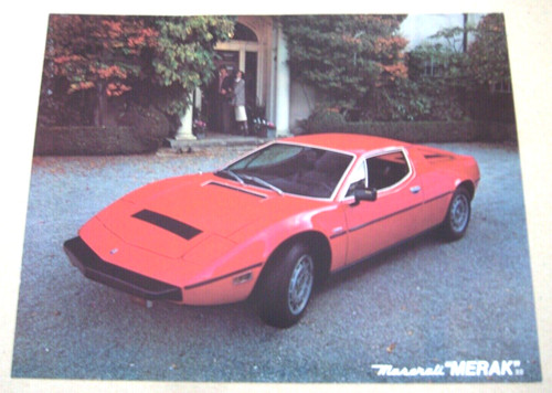 Maserati merak catalogue - merak, ss