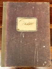 Registro contabile del 1923 autografo cassa entrate uscite