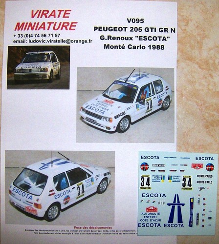 V095 peugeot 205 gti - v095,