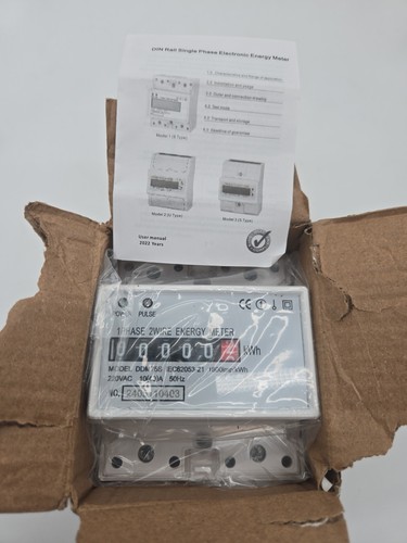 Wattmetro monofase consumo