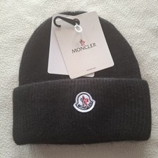 cappello Moncler, nero, di lana, taglia unica