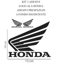 ADESIVO ADESIVI HONDA ALA VINILE PRESPAZIATO SERBATOIO MOTO E APPLICAZIONI VARIE