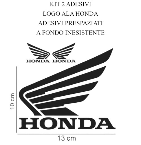 Adesivo adesivi honda ala - adesivo,