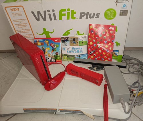 Nintendo wii rossa - nintendo, completa