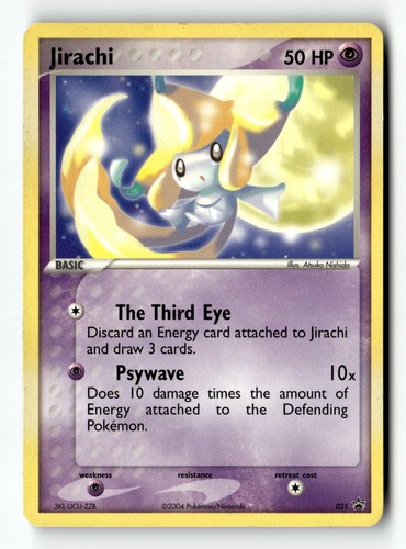 Pokemon card jirachi - card,