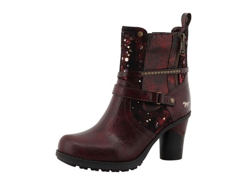 Stivaletto donna mustang rosso - mustang,