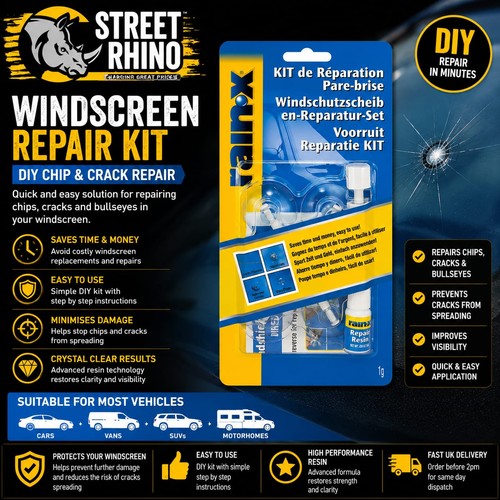 Kit riparazione parabrezza - kit,