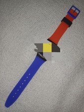 Cinturino COMPATIBILE Swatch NINE TO SIX (9 to 6) GB117 Gent 1987 _ 17 mm.