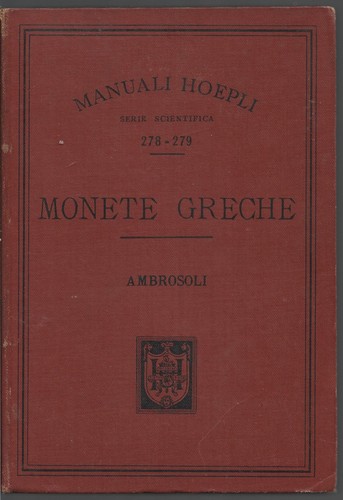Hoepli monete greche - , 1899