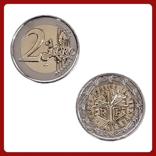 Moneta francia euro 2002 - moneta,