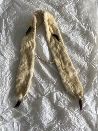 Ermine fur shawl collar - ermine, shawl/collar