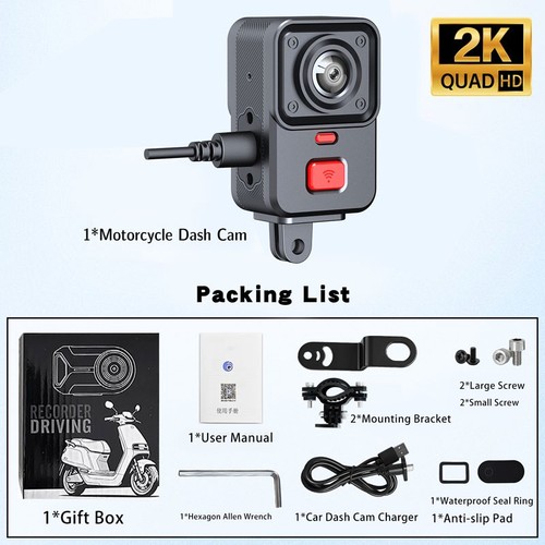 Dash cam moto wifi - dash, hd