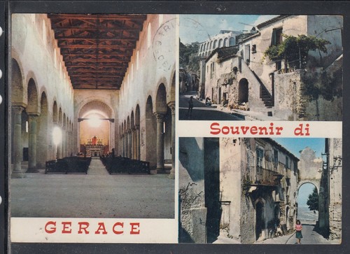 Cartolina souvenir gerace - cartolina,