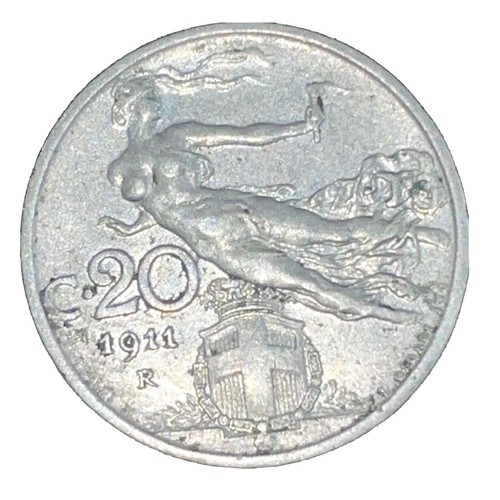 Moneta italia centesimi - moneta, 20