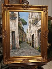 DIPINTO OLIO SU TELA "SCORCI