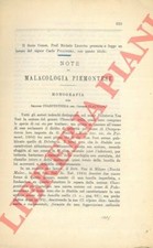 POLLONERA Carlo .  Monografia della Sezione Charpentieira del Genere Clausilia.
