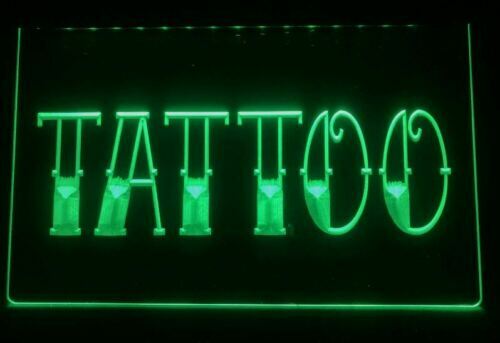 Tatuaggio insegna led aperta - led,