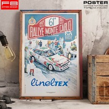 POSTER Locandina Vintage Rally
