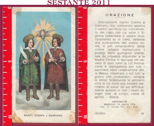 1120 santino holy card santi - santino,