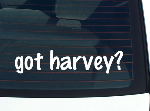 Preso harvey adesivo - ho, harvey?