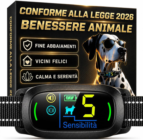 Collare antiabbaio per cani - collare,
