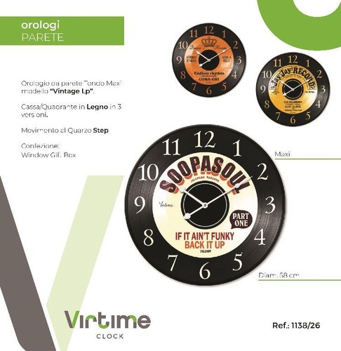Orologio parete legno - da, in