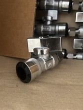 Valvola di arresto dritta