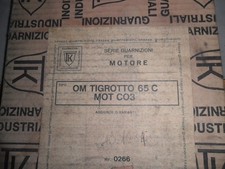 GUARNIZIONI MOTORE OM TIGROTTO 65 C mot CO3 - INCOMPLETA