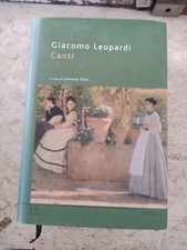 Libro Giacomo Leopardi Canti A Cura Di Lorenzo Tinti