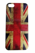 COVER PER APPLE IPHONE 5 CUSTODIA PROTEZIONE CASE RIGIDA RETRO BANDIERA UK