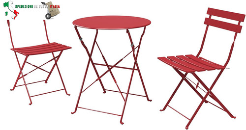 Set bistrot tavolo e 2 - tavolo,