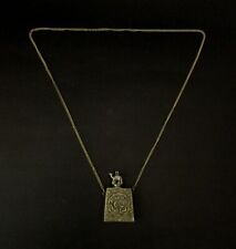 ✅ SPLENDIDA COLLANA VINTAGE ARGENTATA CON PENDENTE PORTA PROFUMO - 4146