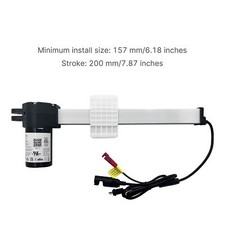 Attuatore lineare reclinabile