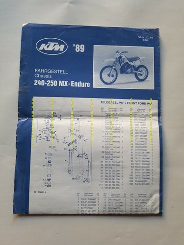 Ktm 240 250 enduro 1989 - 240-250, mx-enduro