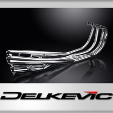 Impianto di scarico completo cromato Delkevic Kawasaki Z900 Z1A Z1B Z900A4 72-76