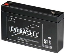 BATTERIA 6V 7A PIOMBO ERMETICA