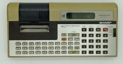 Sharp 7001 calcolatrice - sharp, el-7001