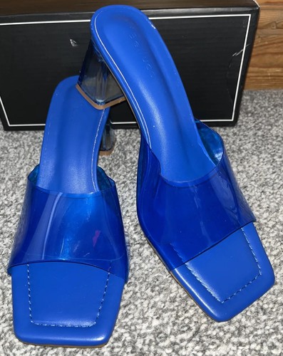 Sandali mules bellucci cobolt - sandali,