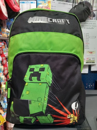 Zaino minecraft organizzato - zaino,