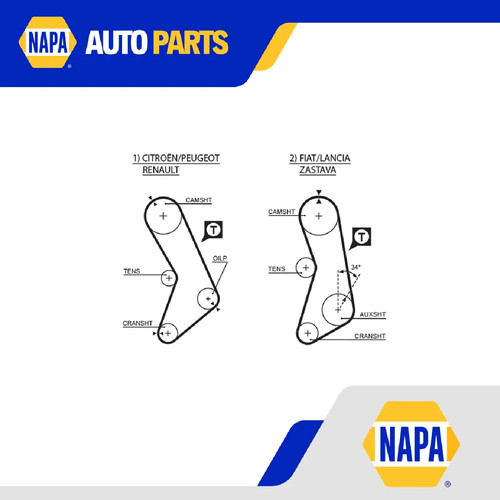 Timing belt fits fiat - timing, 1.1